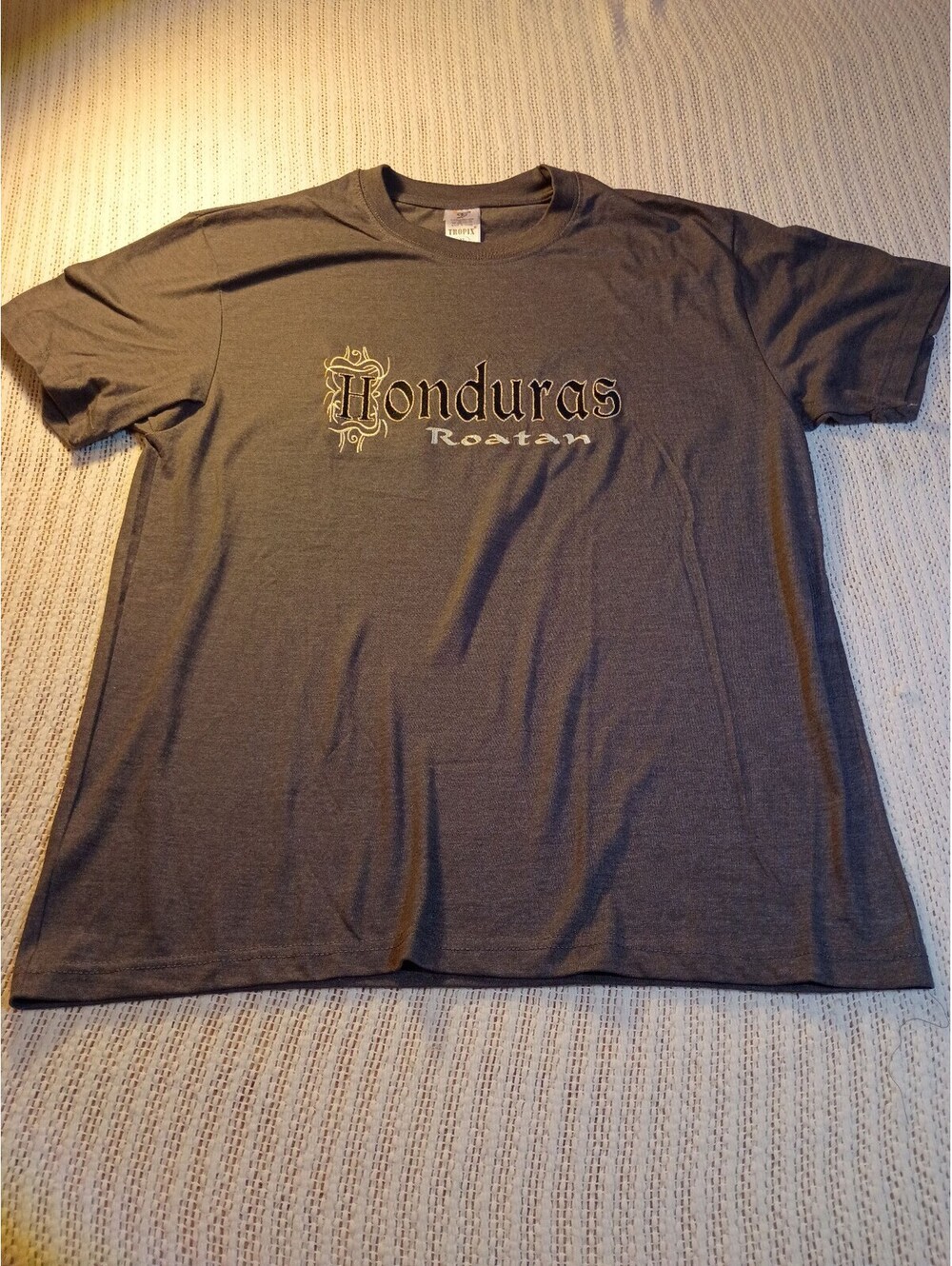 Tropix Honduras Roatan Gray T-Shirt XL